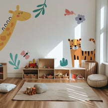 Big Safari Animals Wall Decals