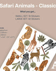 Classic Safari Animal Wall Decals - Decals - Animals