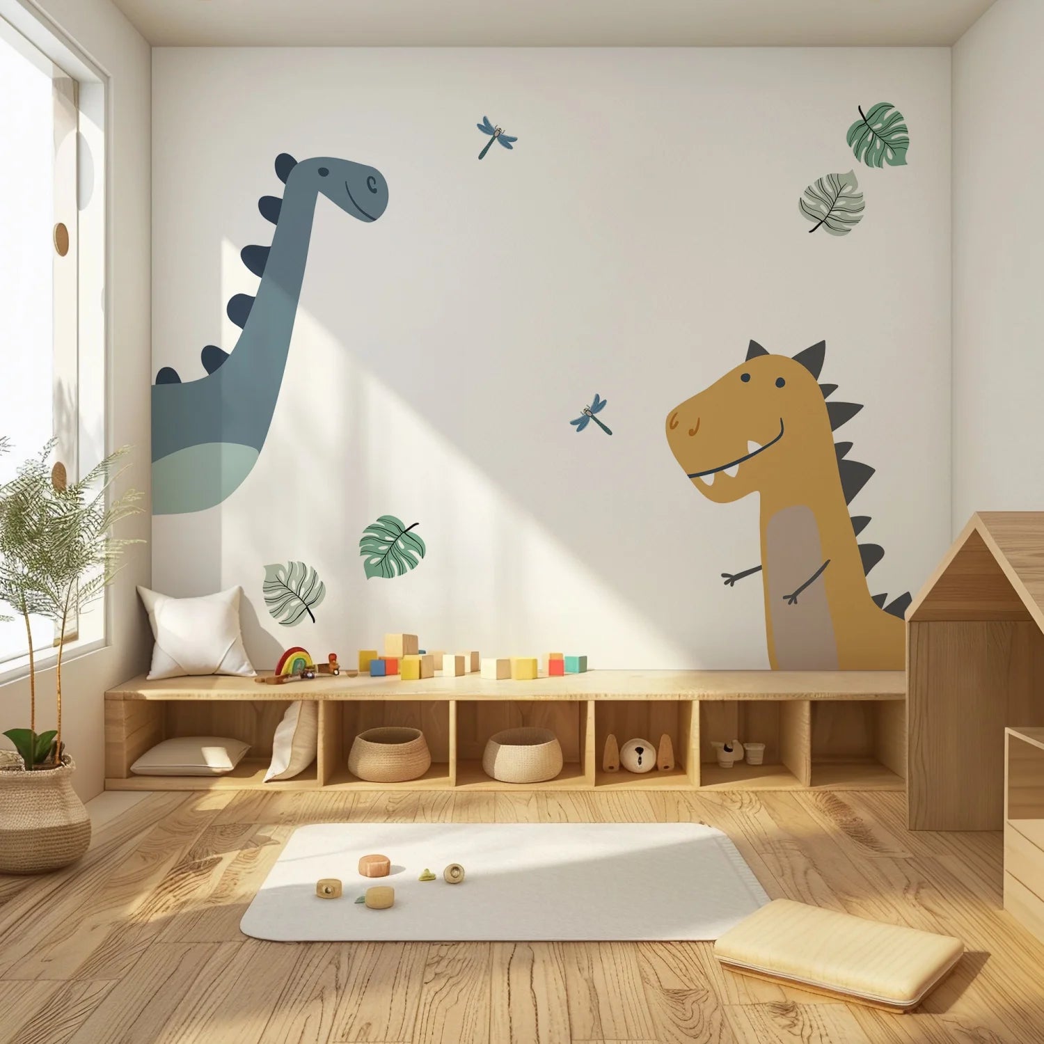 Diplo & Rex The Dinos - Kids Wall Decal - Decals - Animals