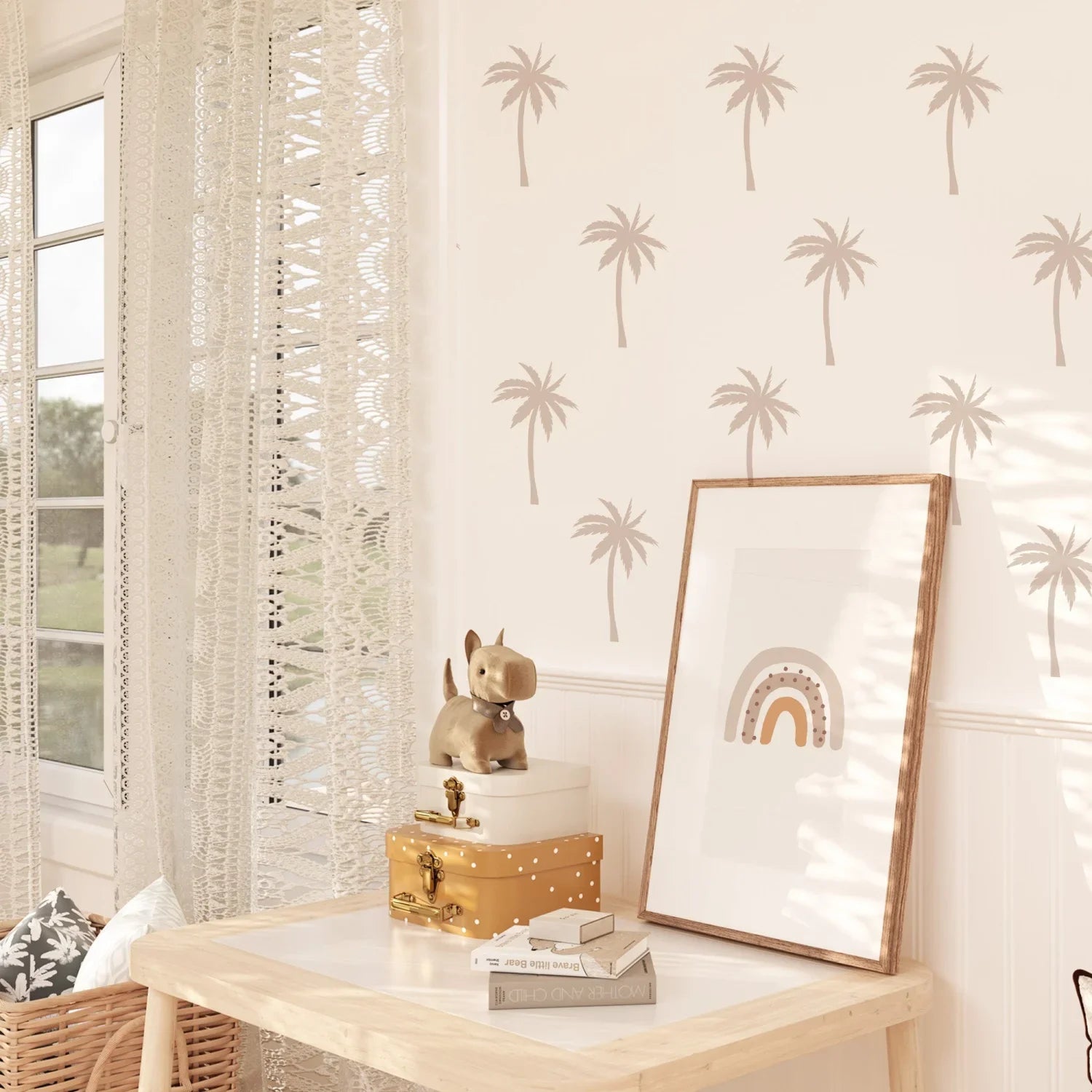 Palm Pattern - Neutral - Decals - Florals