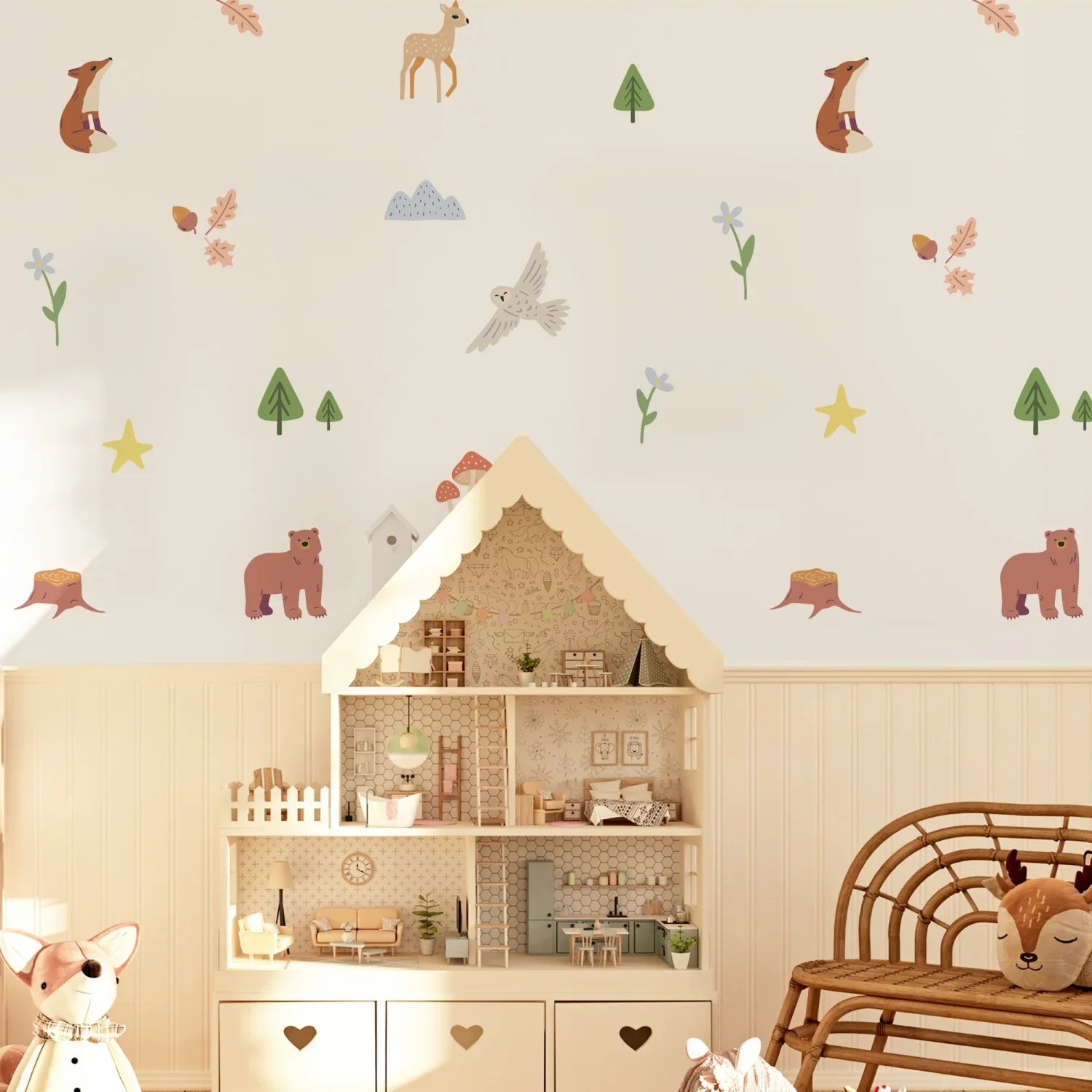 Woodland Animals - Pastel - Decals - Animals