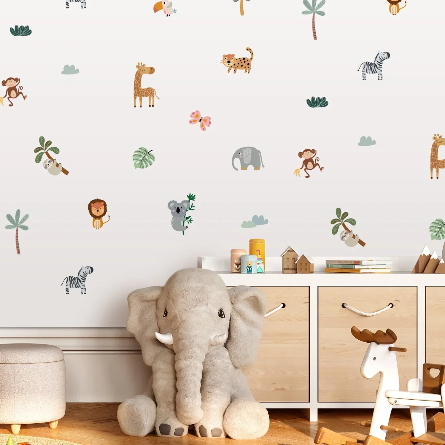 Safari Animals - Playful - Decals - Animals