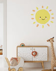 Sunny Face - Short Rays - Decals - Rainbow Sun Clouds