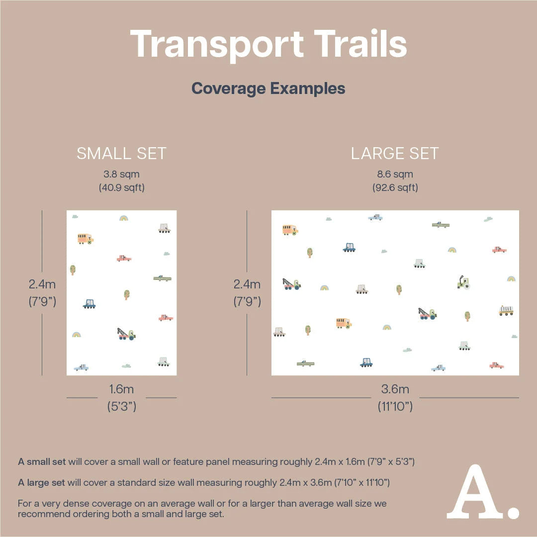 Transport Trails Wall Decals - Decals - Transport